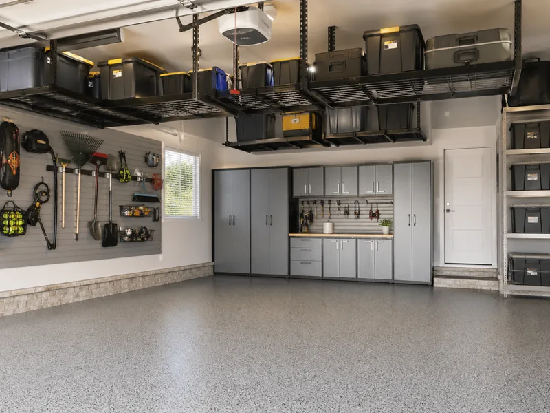 Finished Ace Garage Pros garage makeover